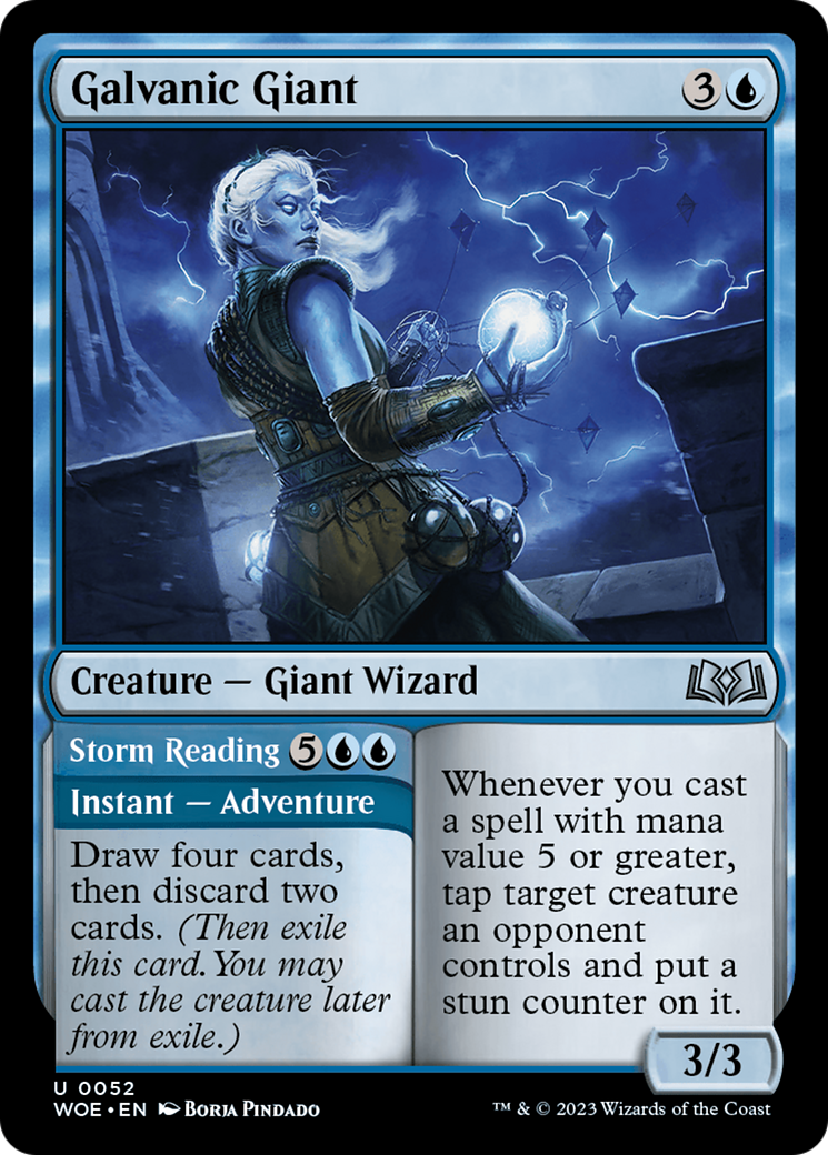 Galvanic Giant // Storm Reading [Wilds of Eldraine] | Play N Trade Winnipeg