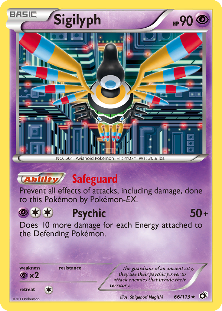 Sigilyph (66/113) [Black & White: Legendary Treasures] | Play N Trade Winnipeg