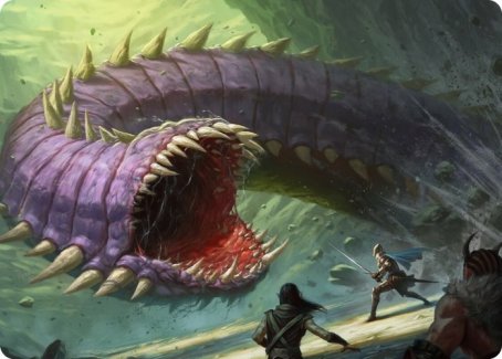 Purple Worm Art Card [Dungeons & Dragons: Adventures in the Forgotten Realms Art Series] | Play N Trade Winnipeg