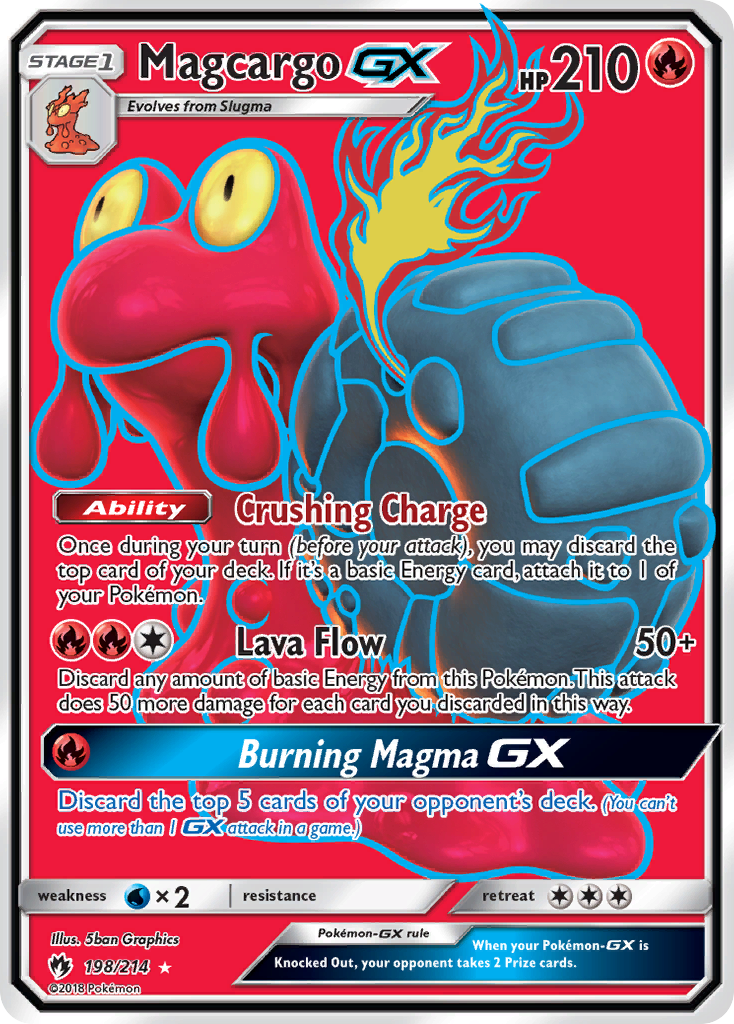 Magcargo GX (198/214) [Sun & Moon: Lost Thunder] | Play N Trade Winnipeg