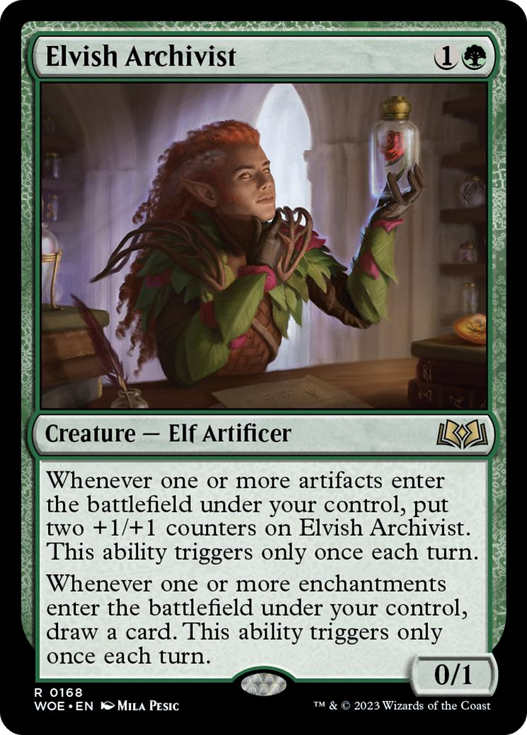 Elvish Archivist [Wilds of Eldraine] | Play N Trade Winnipeg