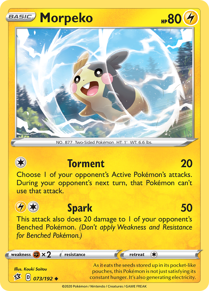 Morpeko (073/192) [Sword & Shield: Rebel Clash] | Play N Trade Winnipeg