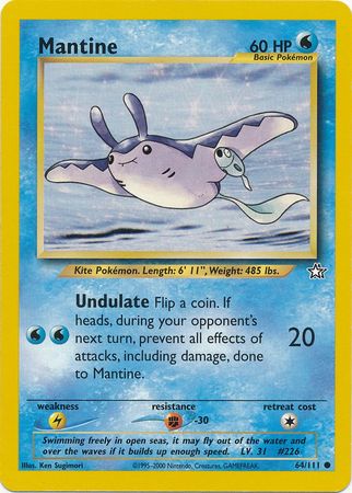 Mantine (64/111) [Neo Genesis Unlimited] | Play N Trade Winnipeg