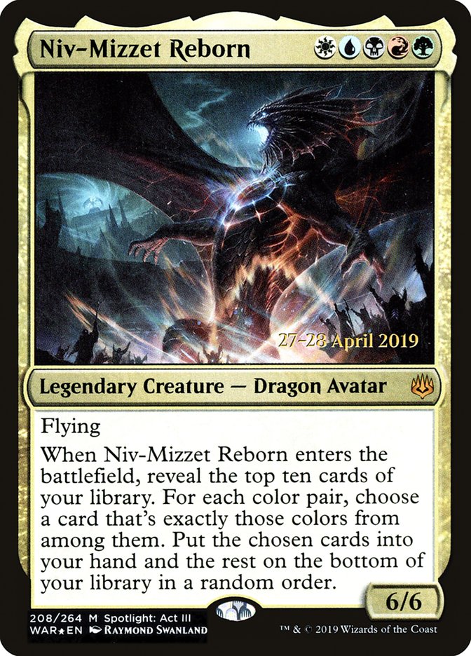 Niv-Mizzet Reborn  [War of the Spark Prerelease Promos] | Play N Trade Winnipeg