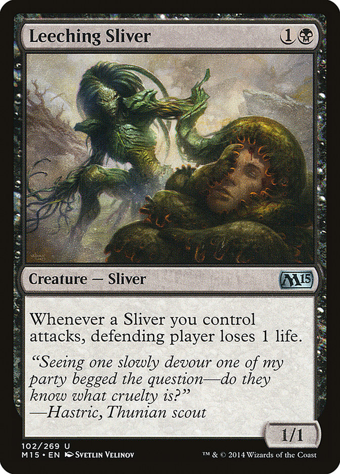 Leeching Sliver [Magic 2015] | Play N Trade Winnipeg