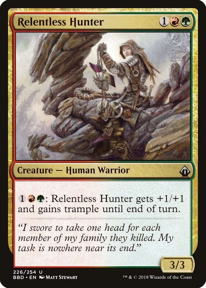 Relentless Hunter [Battlebond] | Play N Trade Winnipeg