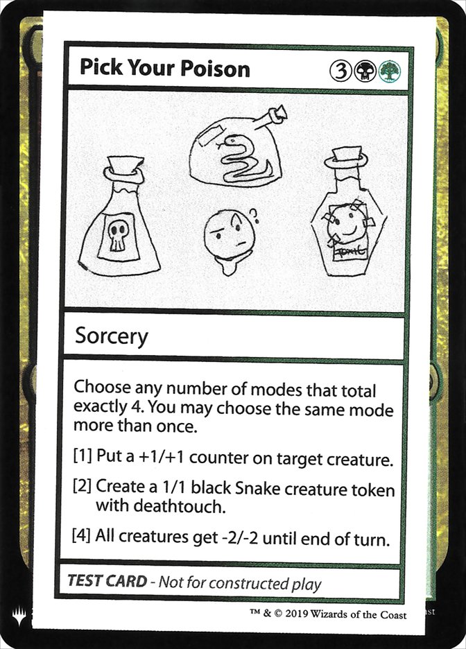 Pick Your Poison [Mystery Booster Playtest Cards] | Play N Trade Winnipeg
