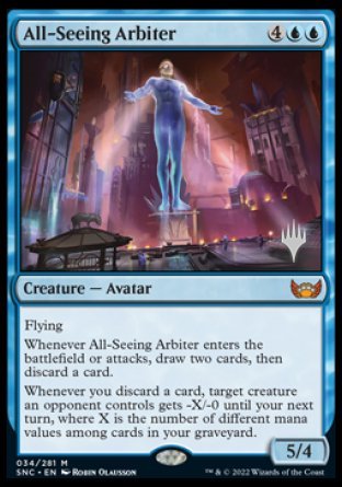 All-Seeing Arbiter (Promo Pack) [Streets of New Capenna Promos] | Play N Trade Winnipeg