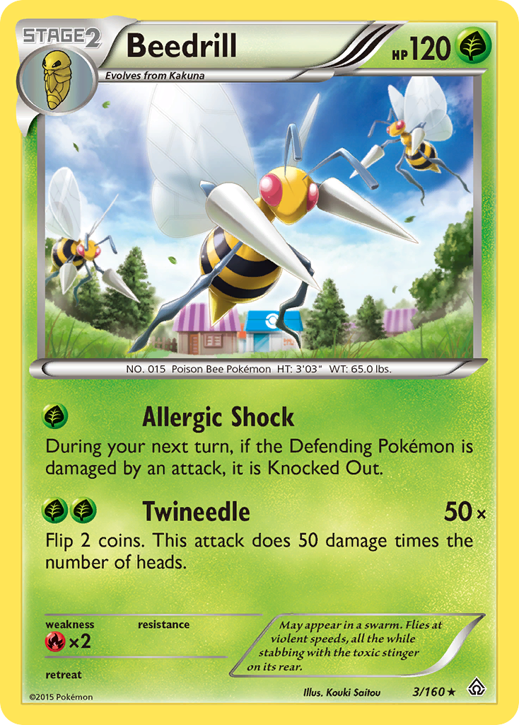 Beedrill (3/160) [XY: Primal Clash] | Play N Trade Winnipeg