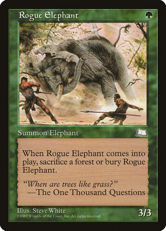 Rogue Elephant [Weatherlight] | Play N Trade Winnipeg