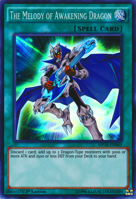 The Melody of Awakening Dragon [MP16-EN041] Super Rare | Play N Trade Winnipeg