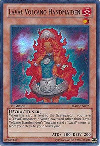 Laval Volcano Handmaiden [HA06-EN002] Super Rare | Play N Trade Winnipeg