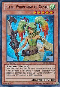 Reeze, Whirlwind of Gusto [HA06-EN012] Super Rare | Play N Trade Winnipeg