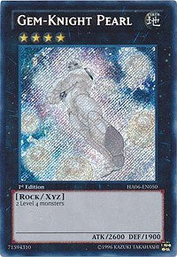 Gem-Knight Pearl [HA06-EN050] Secret Rare | Play N Trade Winnipeg