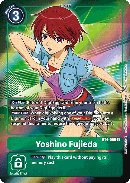 Yoshino Fujieda [BT4-095] (Buy-A-Box Promo) [Great Legend Promos] | Play N Trade Winnipeg