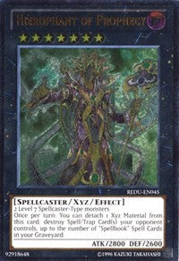 Hierophant of Prophecy (UTR) [REDU-EN045] Ultimate Rare | Play N Trade Winnipeg