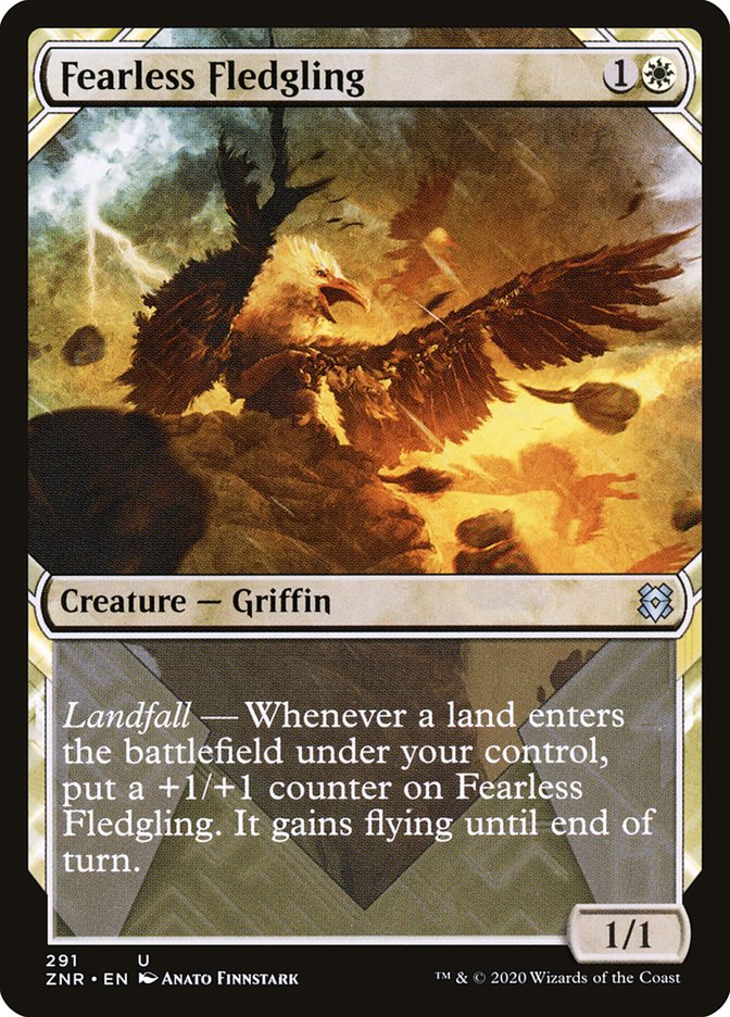 Fearless Fledgling (Showcase) [Zendikar Rising] | Play N Trade Winnipeg
