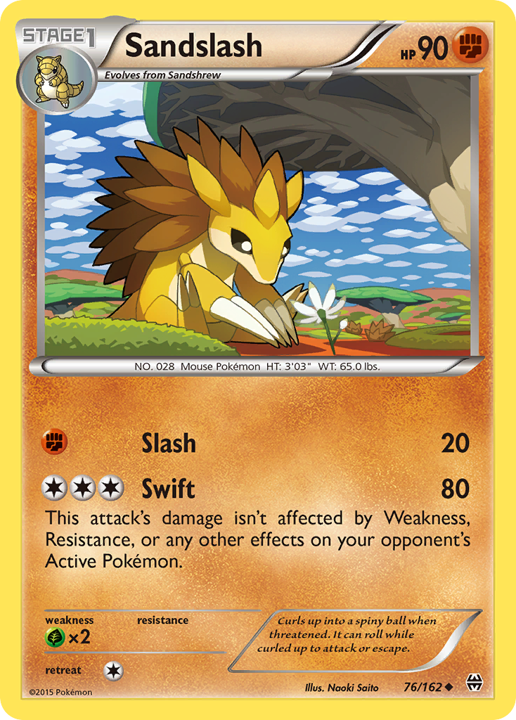 Sandslash (76/162) [XY: BREAKthrough] | Play N Trade Winnipeg