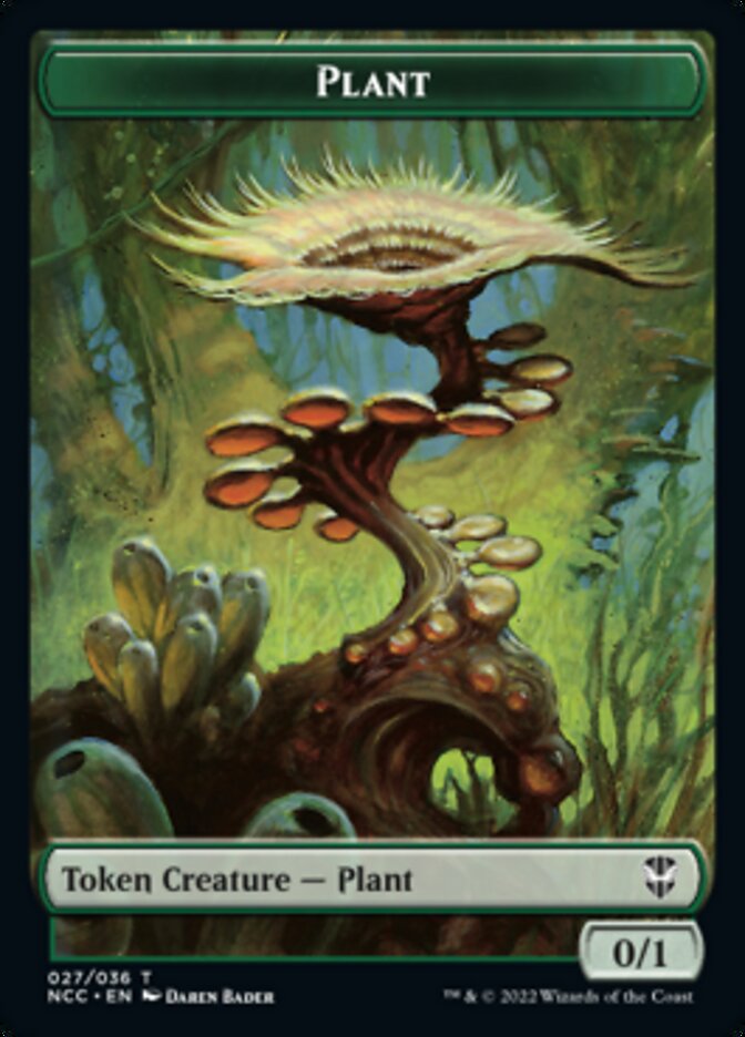 Plant // Treasure (015) Double-sided Token [Streets of New Capenna Commander Tokens] | Play N Trade Winnipeg