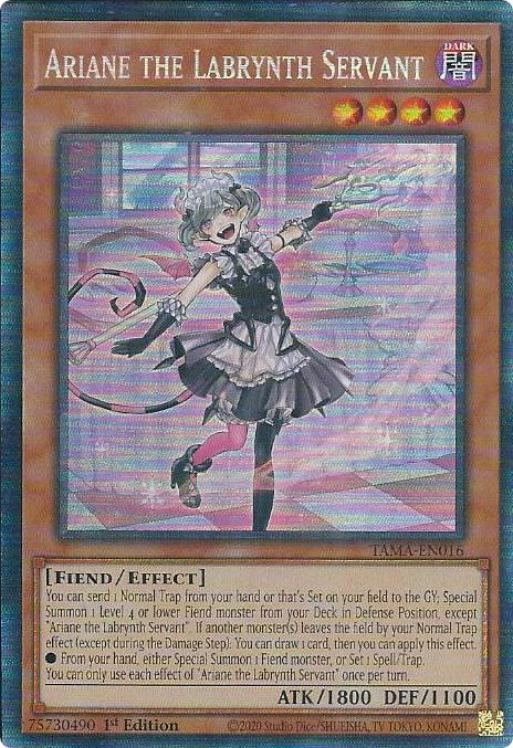 Ariane the Labrynth Servant [TAMA-EN016] Collector's Rare | Play N Trade Winnipeg