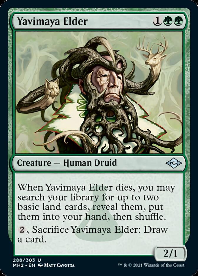 Yavimaya Elder (Foil Etched) [Modern Horizons 2] | Play N Trade Winnipeg