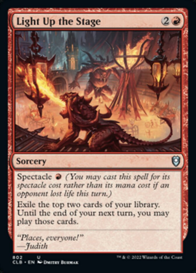 Light Up the Stage [Commander Legends: Battle for Baldur's Gate] | Play N Trade Winnipeg