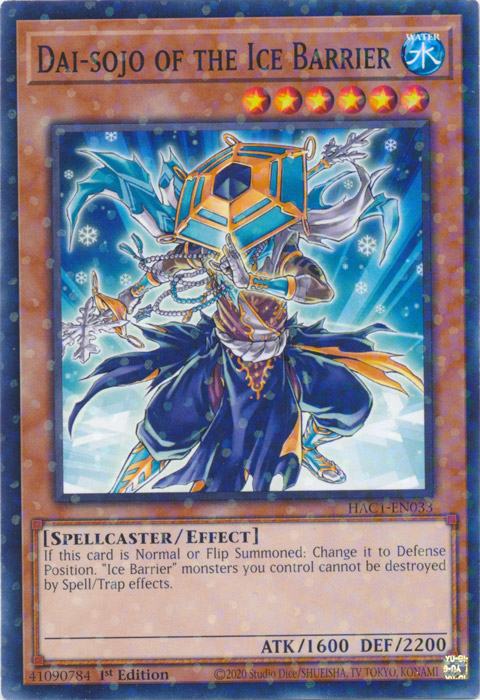 Dai-sojo of the Ice Barrier (Duel Terminal) [HAC1-EN033] Common | Play N Trade Winnipeg