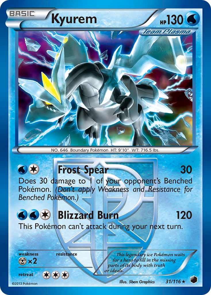 Kyurem (31/116) [Black & White: Plasma Freeze] | Play N Trade Winnipeg