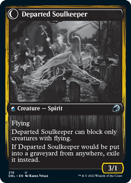 Devoted Grafkeeper // Departed Soulkeeper [Innistrad: Double Feature] | Play N Trade Winnipeg