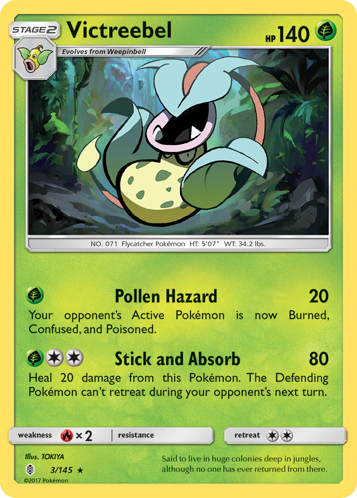 Victreebel (3/145) [Sun & Moon: Guardians Rising] | Play N Trade Winnipeg