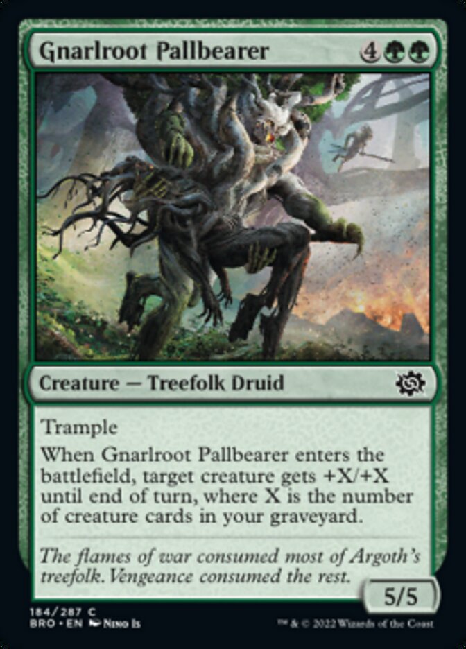 Gnarlroot Pallbearer [The Brothers' War] | Play N Trade Winnipeg