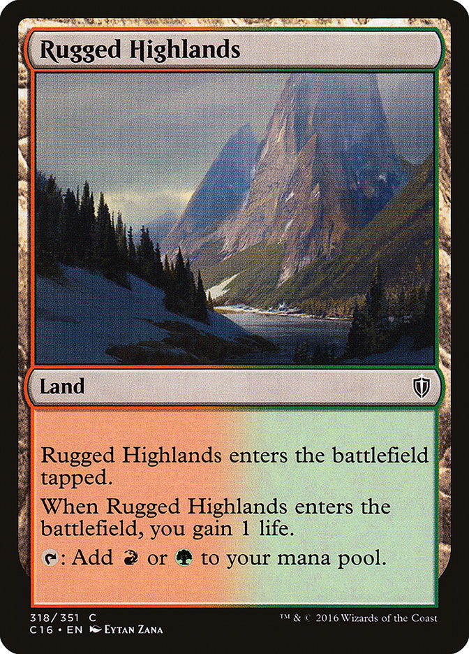 Rugged Highlands [Commander 2016] | Play N Trade Winnipeg