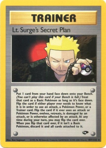 Lt. Surge's Secret Plan (107/132) [Gym Challenge Unlimited] | Play N Trade Winnipeg