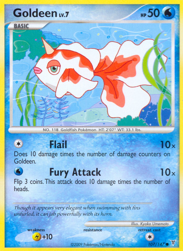 Goldeen (107/147) [Platinum: Supreme Victors] | Play N Trade Winnipeg