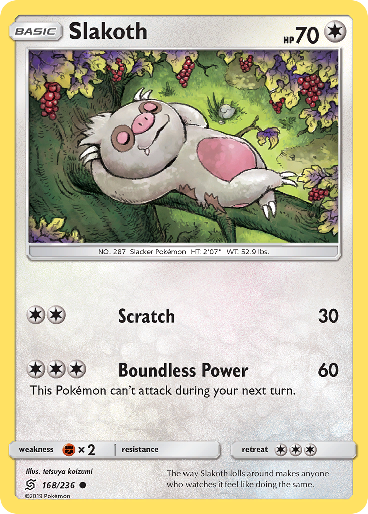 Slakoth (168/236) [Sun & Moon: Unified Minds] | Play N Trade Winnipeg