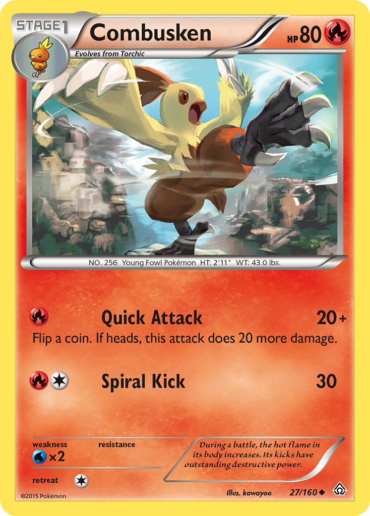 Combusken (27/160) [XY: Primal Clash] | Play N Trade Winnipeg