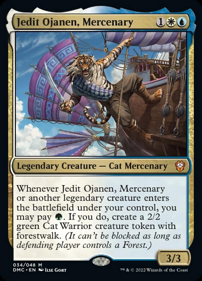 Jedit Ojanen, Mercenary [Dominaria United Commander] | Play N Trade Winnipeg