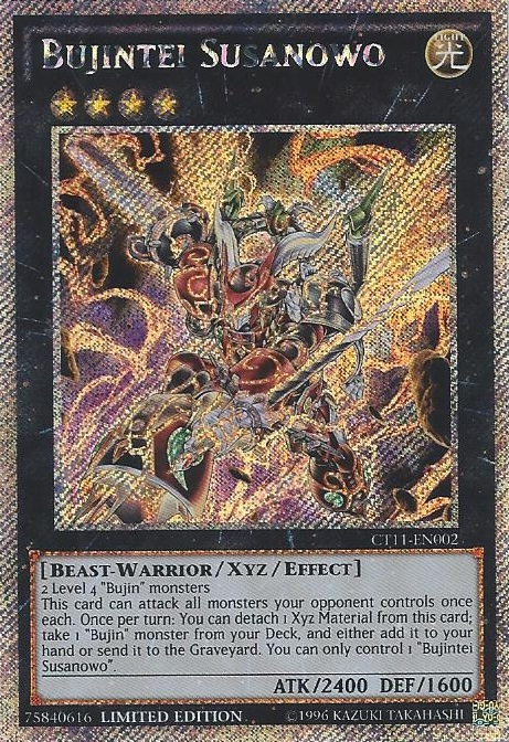 Bujintei Susanowo [CT11-EN002] Secret Rare | Play N Trade Winnipeg