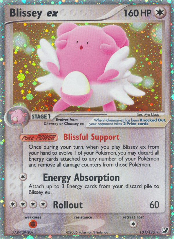 Blissey ex (101/115) [EX: Unseen Forces] | Play N Trade Winnipeg