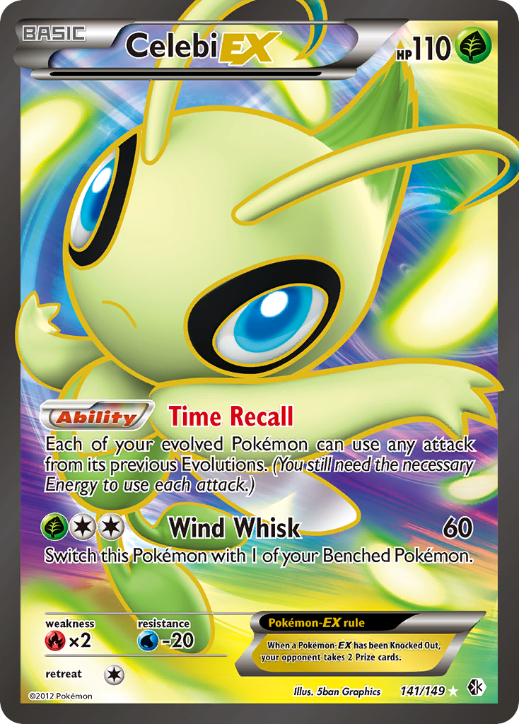 Celebi EX (141/149) [Black & White: Boundaries Crossed] | Play N Trade Winnipeg