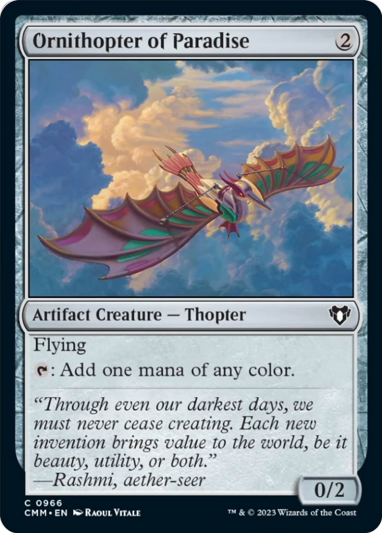 Ornithopter of Paradise [Commander Masters] | Play N Trade Winnipeg