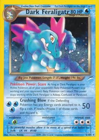 Dark Feraligatr (5/105) [Neo Destiny Unlimited] | Play N Trade Winnipeg