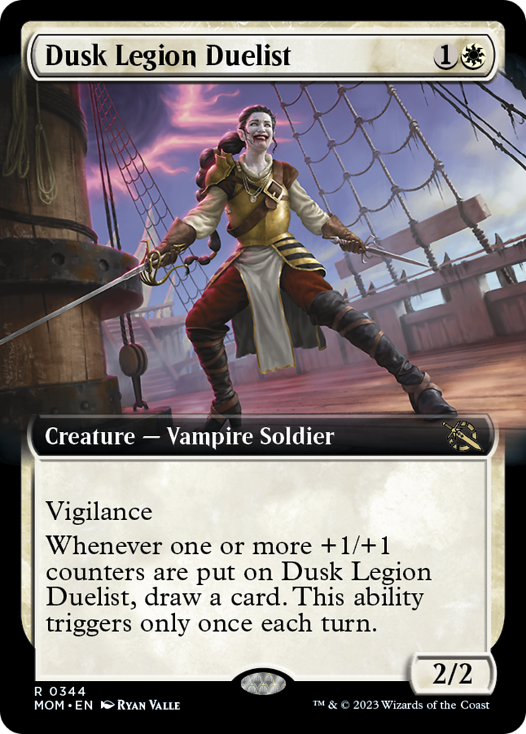 Dusk Legion Duelist (Extended Art) [March of the Machine] | Play N Trade Winnipeg