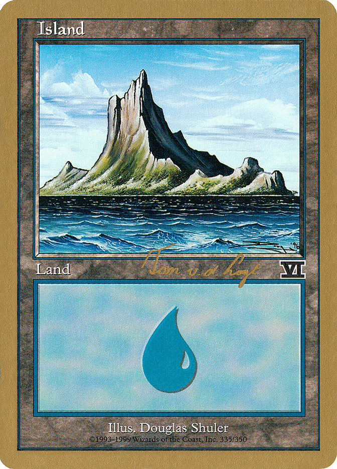 Island (tvdl335) (Tom van de Logt) [World Championship Decks 2000] | Play N Trade Winnipeg