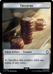 Treasure (0018) // Human Soldier Double-Sided Token [Fallout Tokens] | Play N Trade Winnipeg