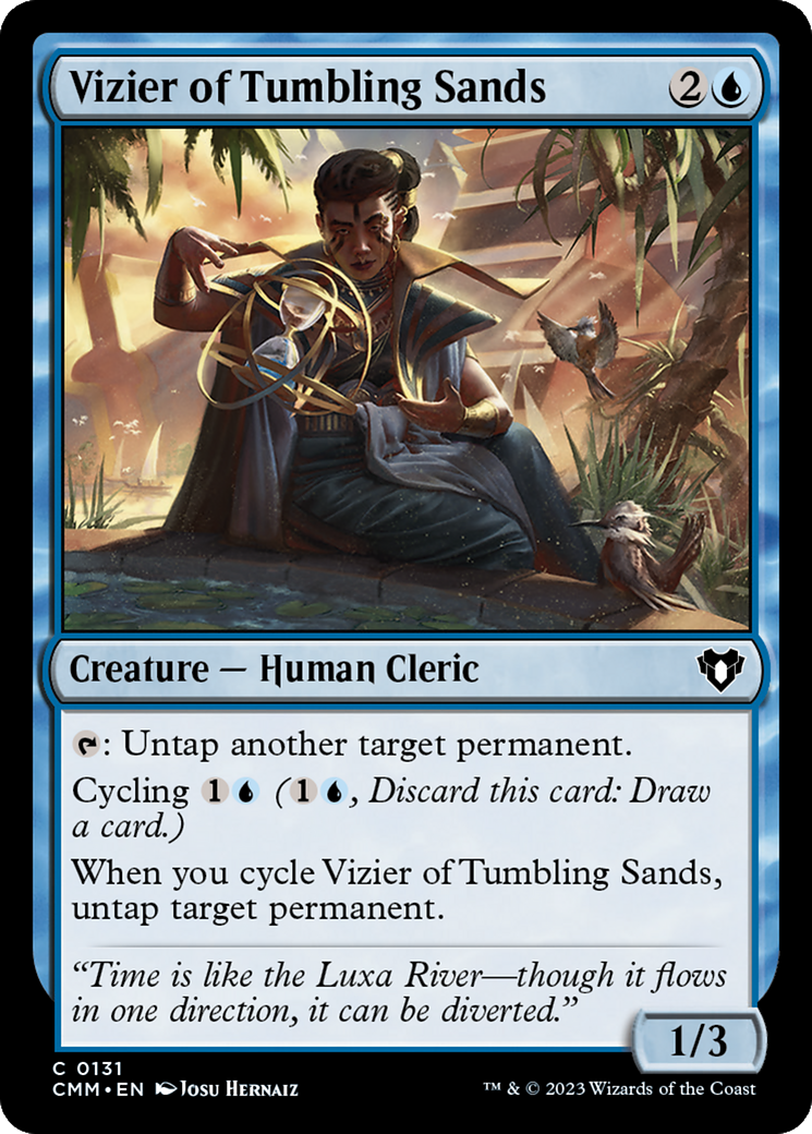 Vizier of Tumbling Sands [Commander Masters] | Play N Trade Winnipeg