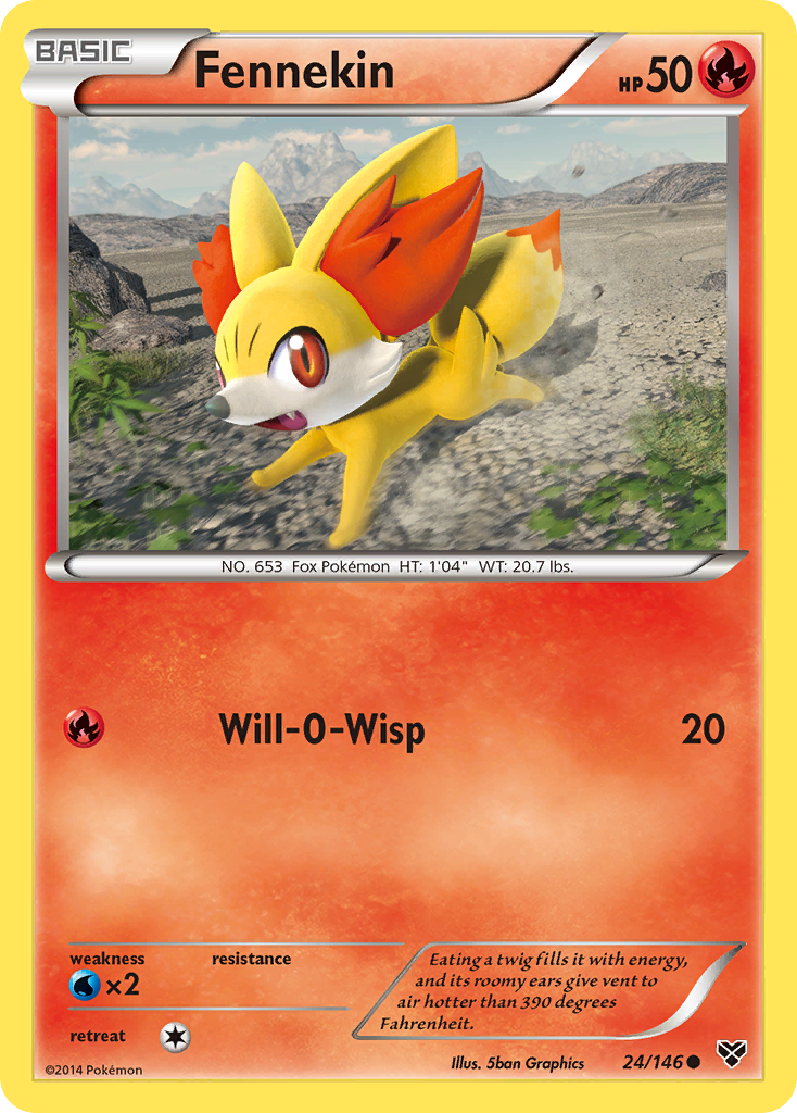 Fennekin (24/146) [XY: Base Set] | Play N Trade Winnipeg