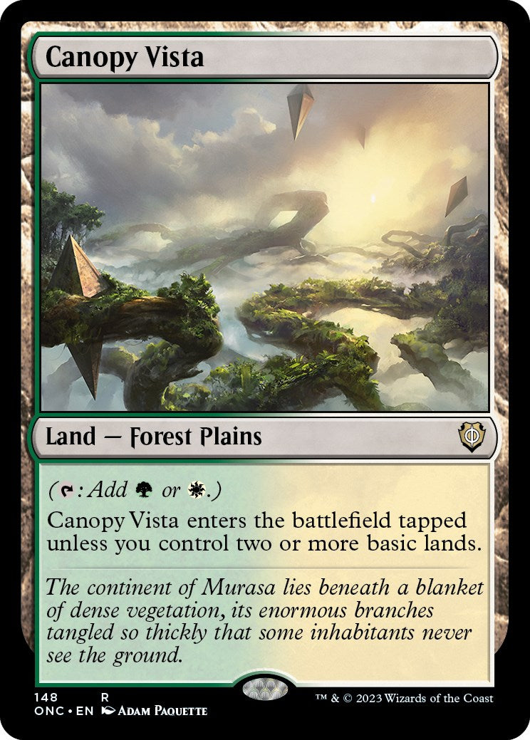Canopy Vista [Phyrexia: All Will Be One Commander] | Play N Trade Winnipeg