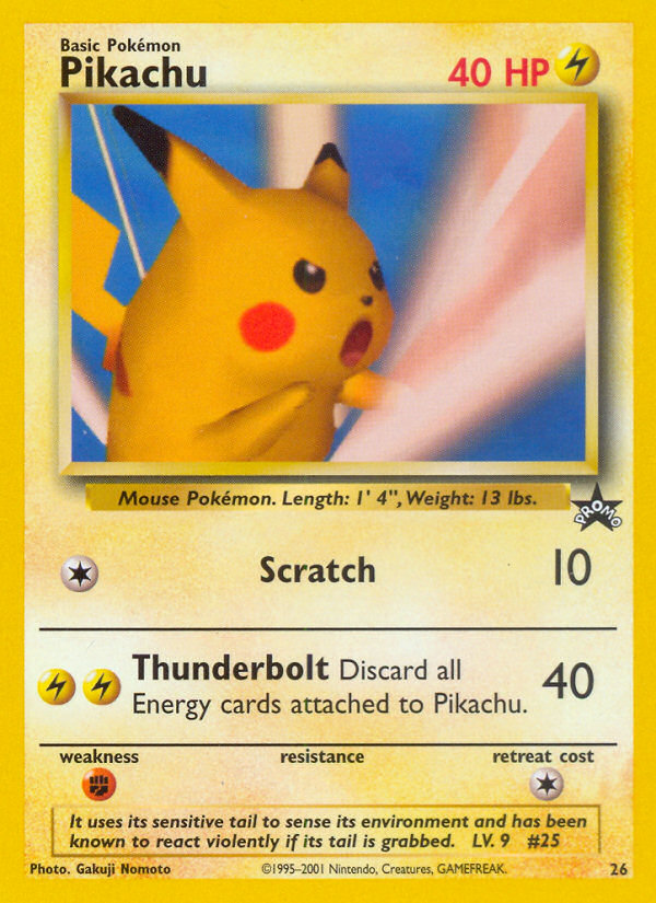 Pikachu (26) [Wizards of the Coast: Black Star Promos] | Play N Trade Winnipeg