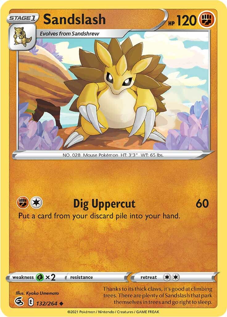 Sandslash (132/264) [Sword & Shield: Fusion Strike] | Play N Trade Winnipeg